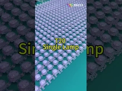 Écran à grille LED de 20 mm, lumière de paysage haute luminosité extérieure