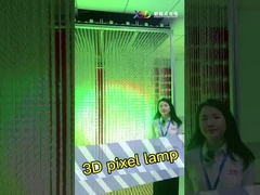 Boîte lumineuse interactive 3D détectant le mouvement personnalisée pour la décoration des fêtes pleine couleur