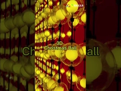 Ballon de Noël 3D Pixel Led 50 Arbre de Noël à couleur complète étanche