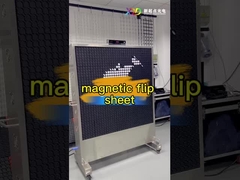 Écran magnétique pour la salle d'exposition de la gare Créatif Ad Flip Wall